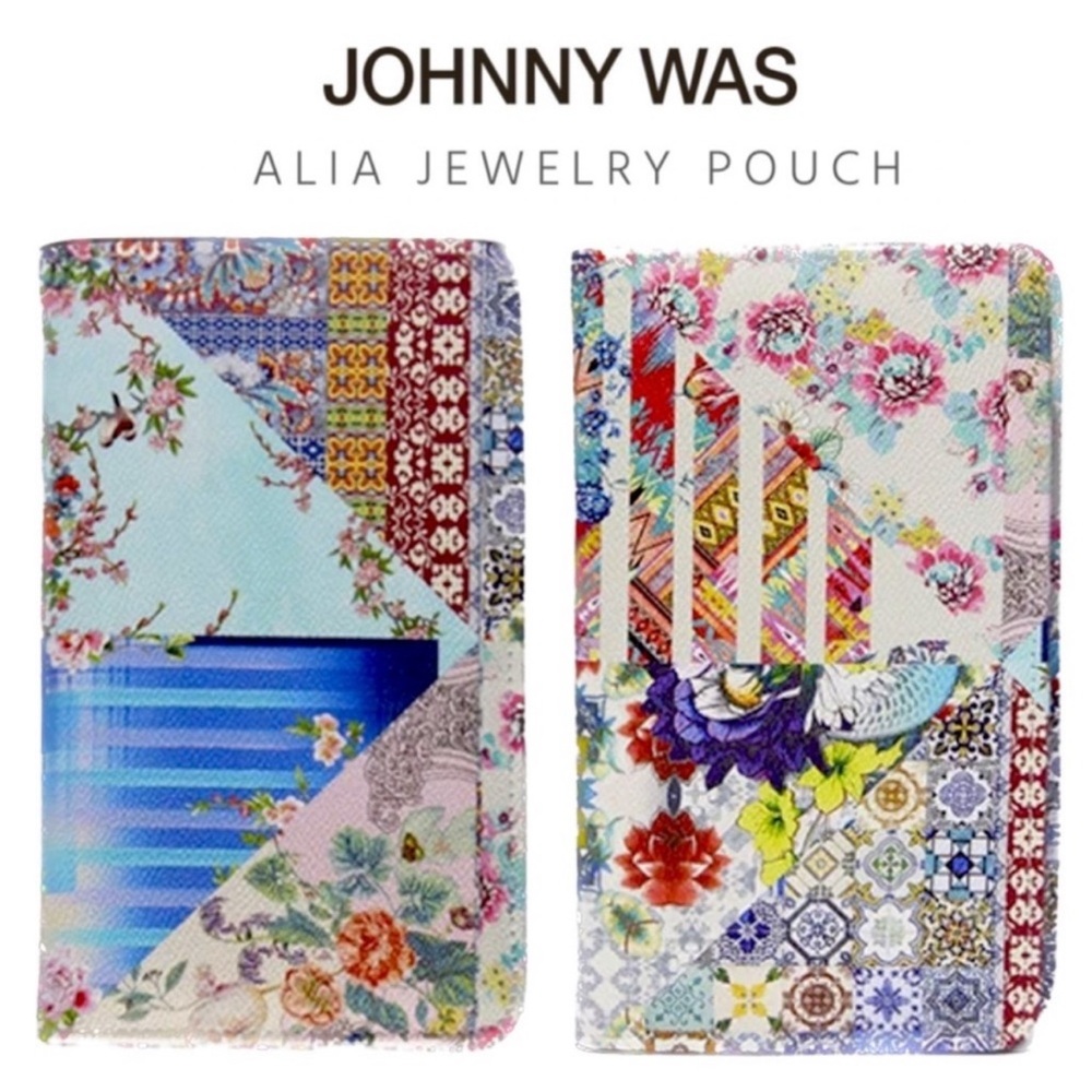 NWT Johnny Was Alia Jewelry Pouch Carrying Travel